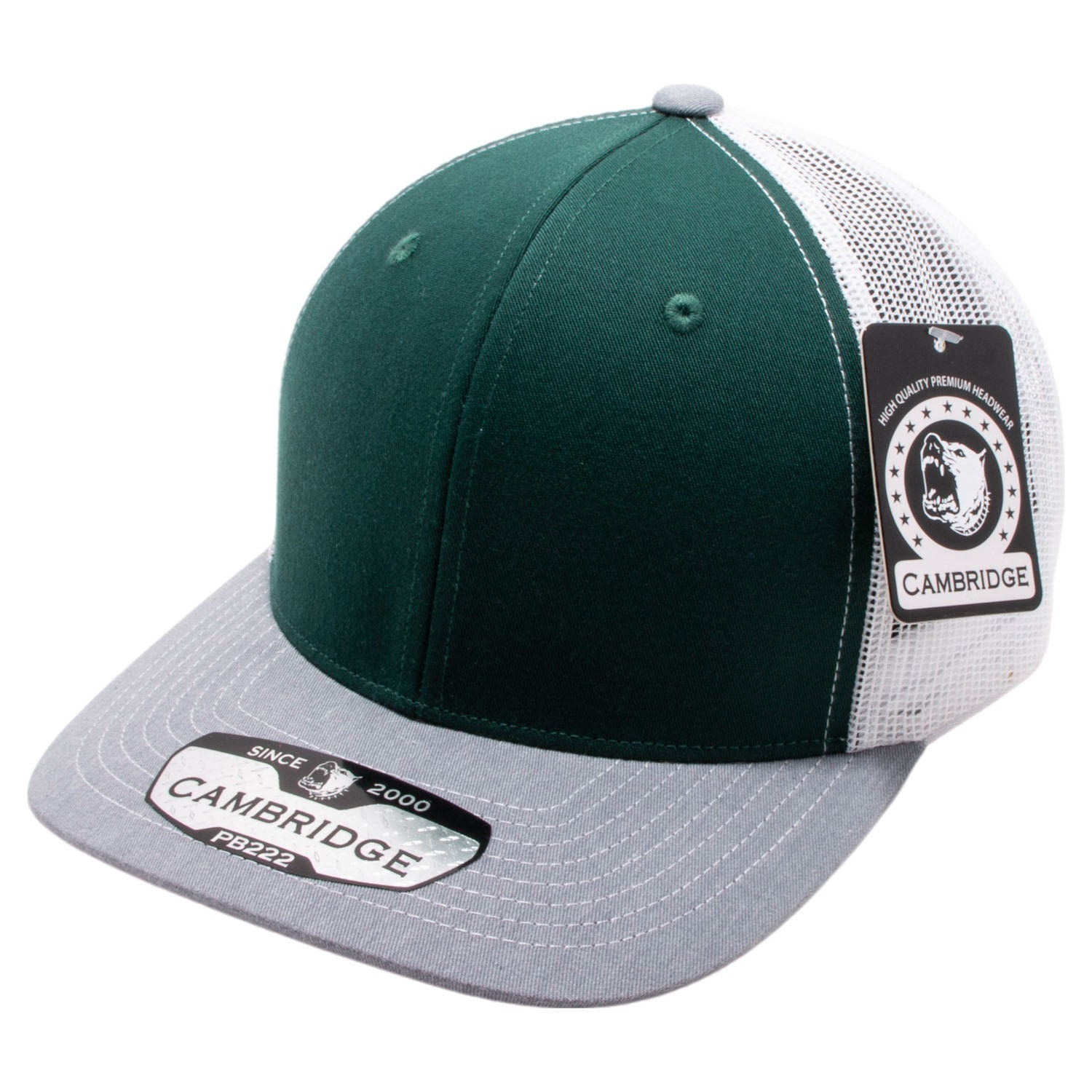 SKU:222TGRWHHG|COLOR:D.Green/White/Heather