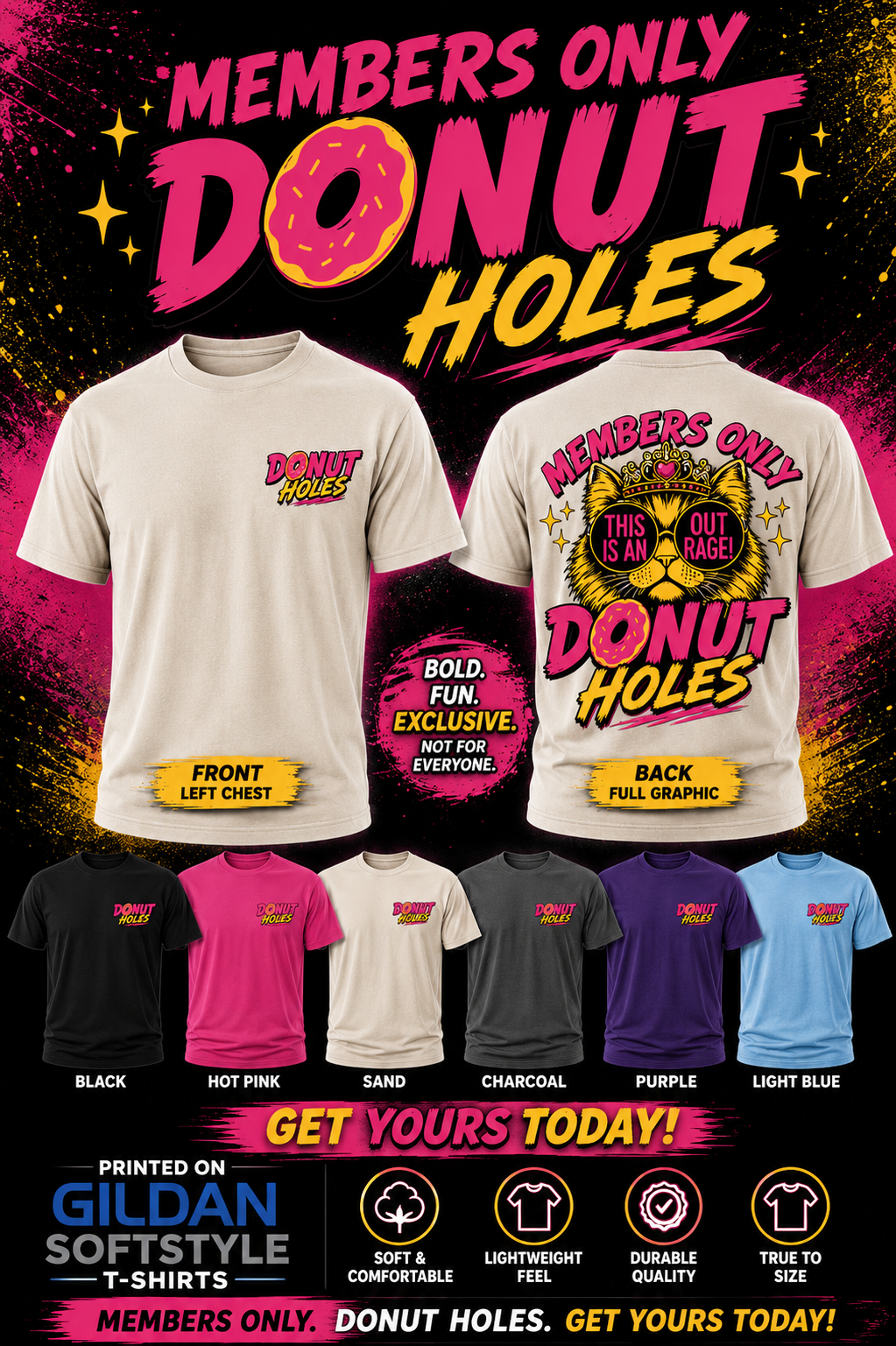 Donut Holes Members Only