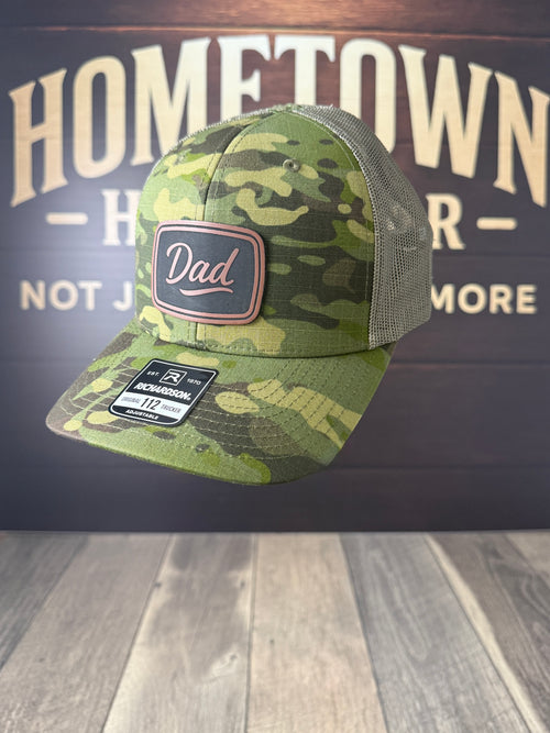112PT Split Multicam Dad Hat