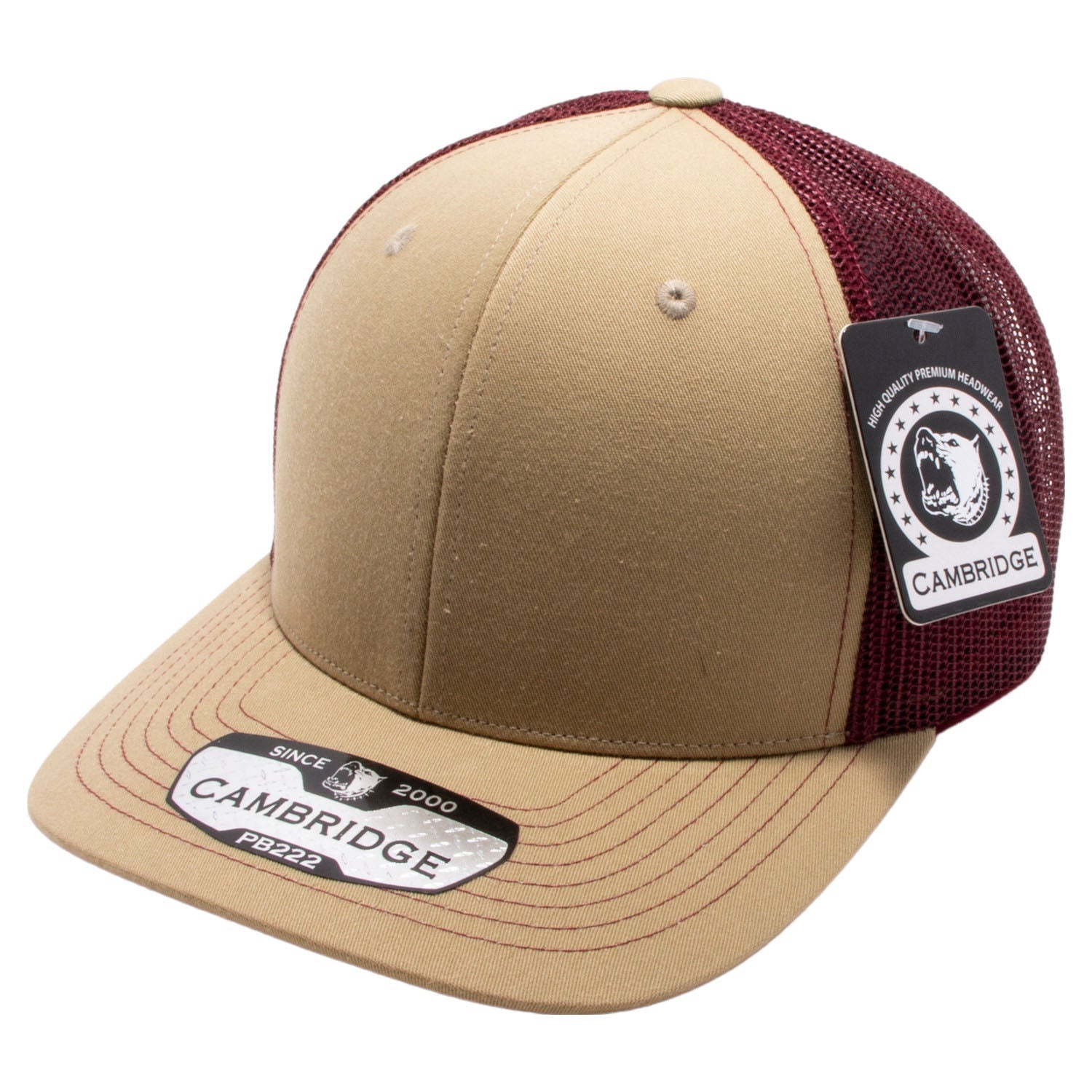 SKU:222KHBU|COLOR:Khaki/Burgundy