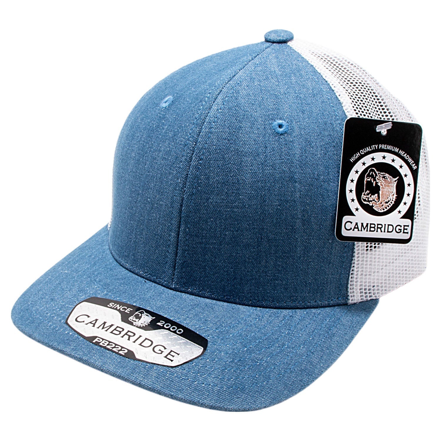 SKU:222DLDWH|COLOR:Light Denim/White