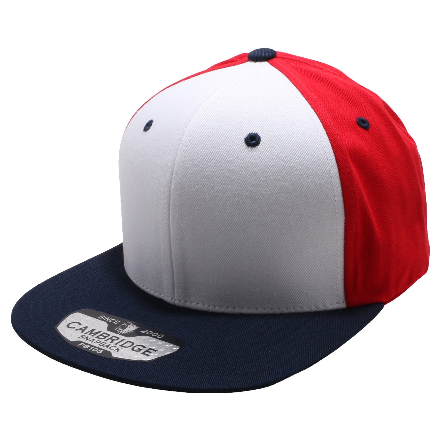 SKU:105T-WHRDNY|COLOR:White/Red/Navy
