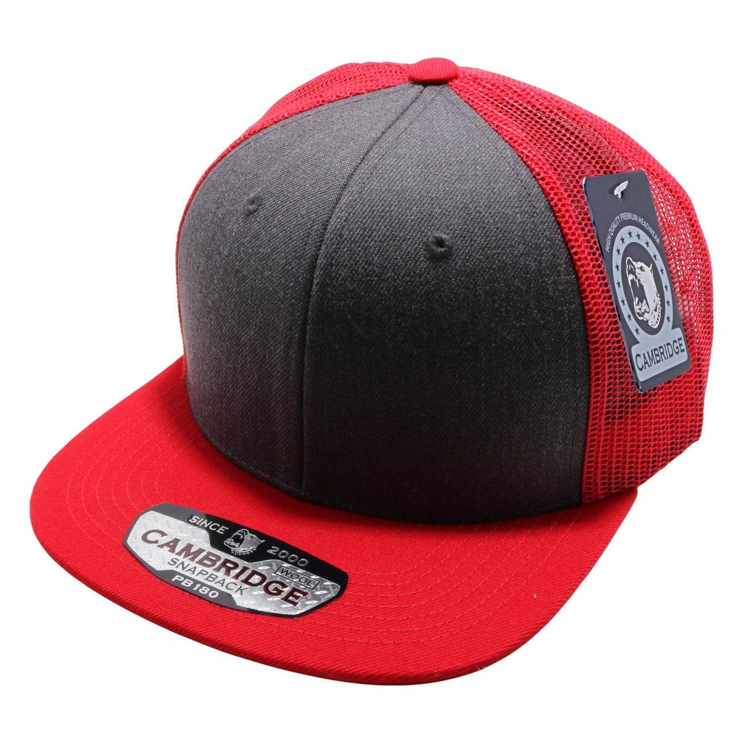 SKU:180-RED-DHEATHER-RED|COLOR:Red/CC Heather/Red