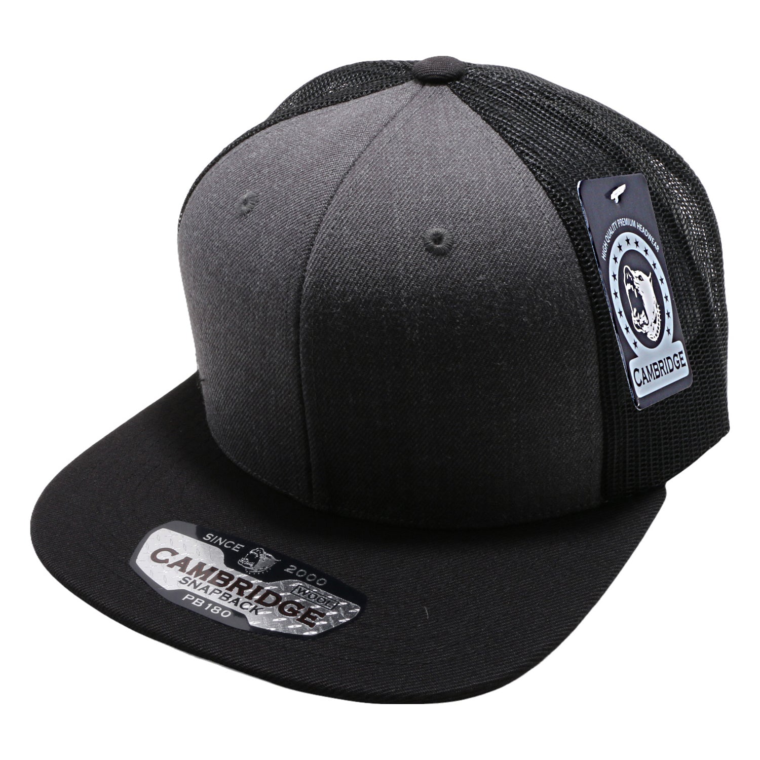 SKU:180-BCBK|COLOR:Black/CC Heather/Black