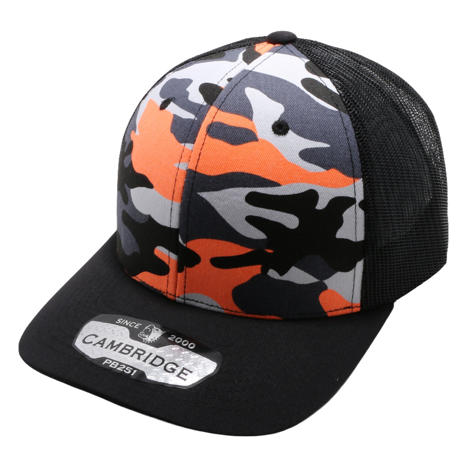 SKU:251NORBK|COLOR:N.Orange Camo/Black