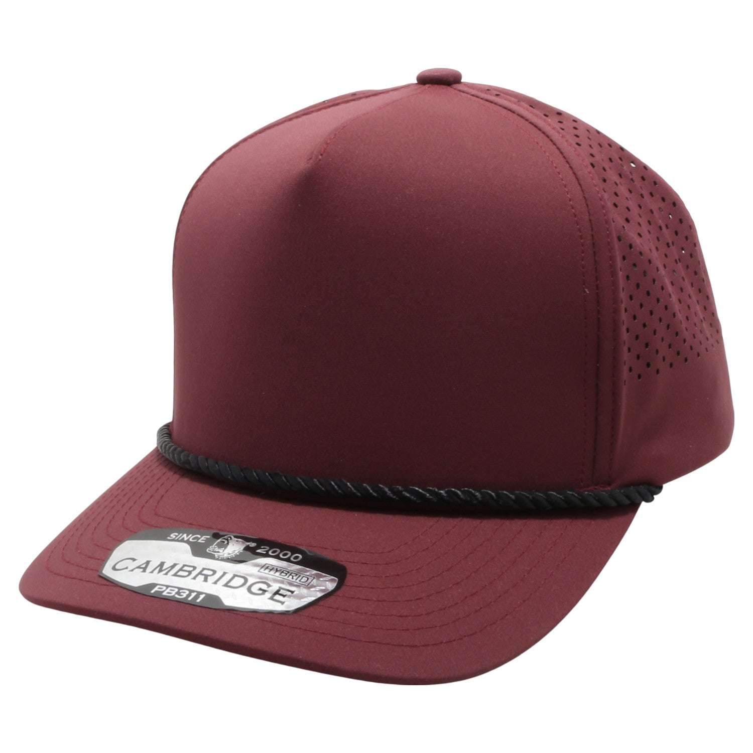 SKU:311BRBK|COLOR:Burgundy (White)