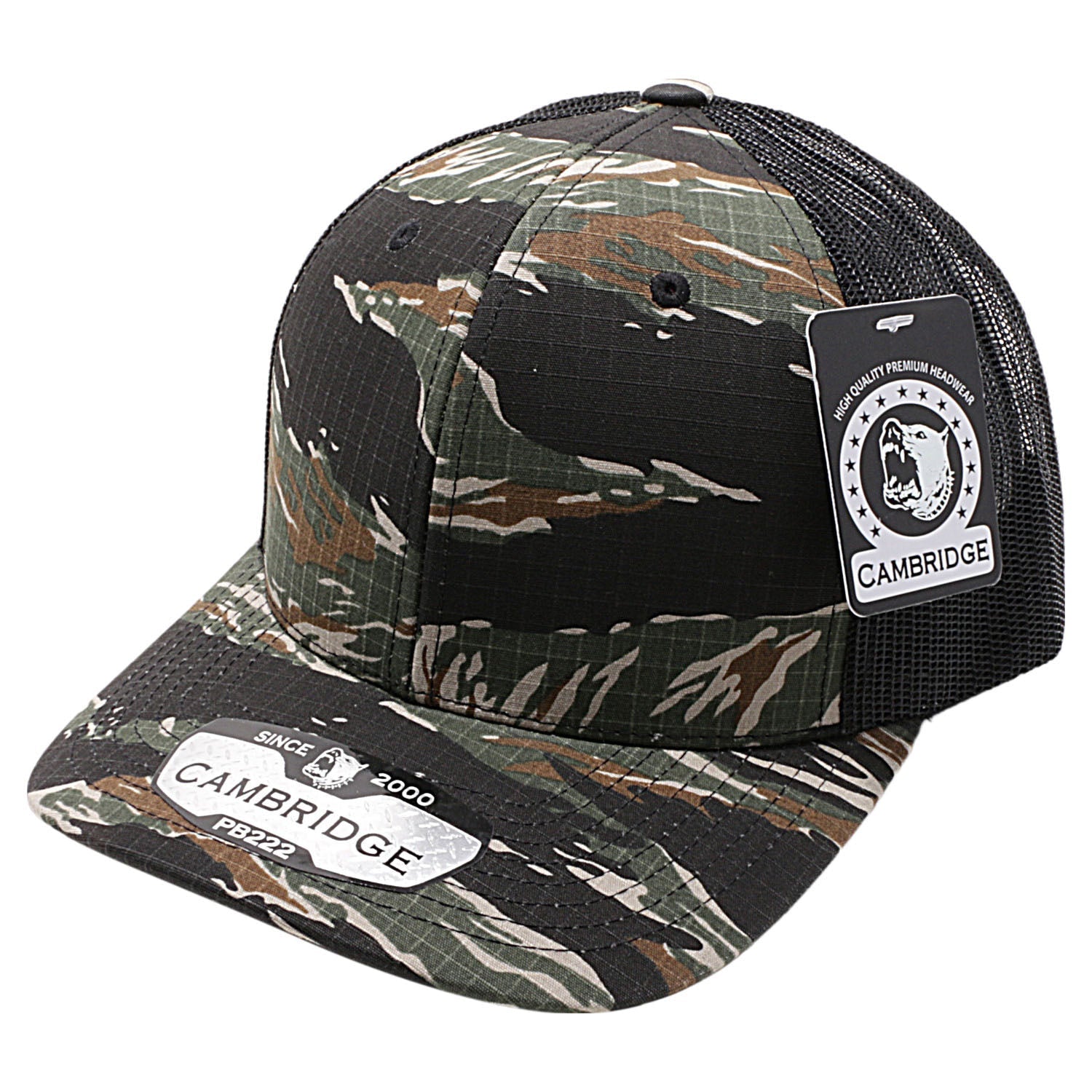 SKU:222CTGCBK|COLOR:Tiger Camo/Black