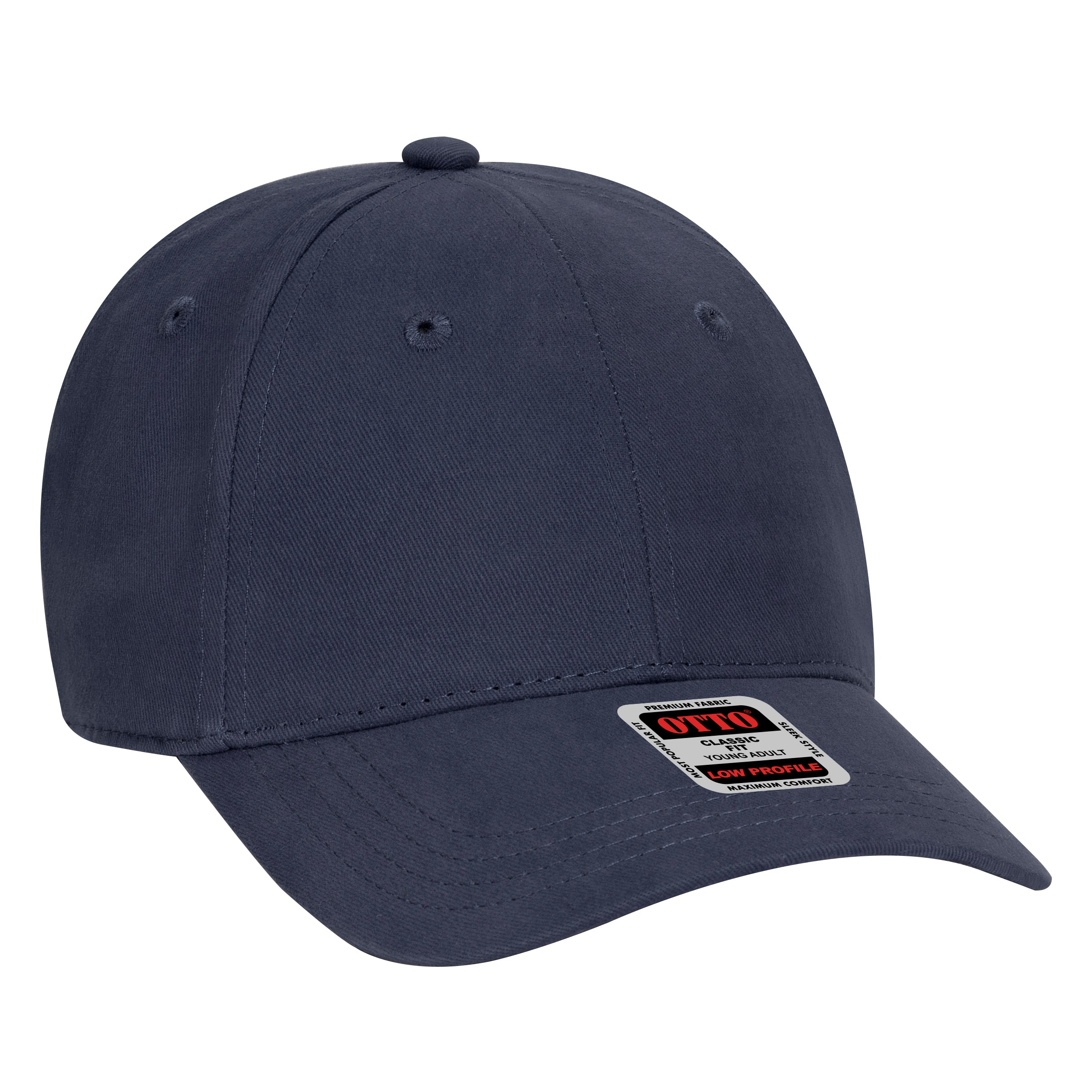 19-503 OTTO CAP 6 Panel Low Profile Baseball Cap