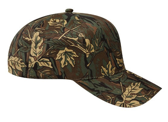 44-051 OTTO CAP Camouflage 6 Panel Mid Profile Baseball Cap