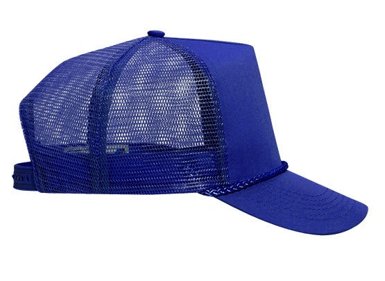 39-071 OTTO CAP 5 Panel Mid Profile Mesh Back Trucker Hat
