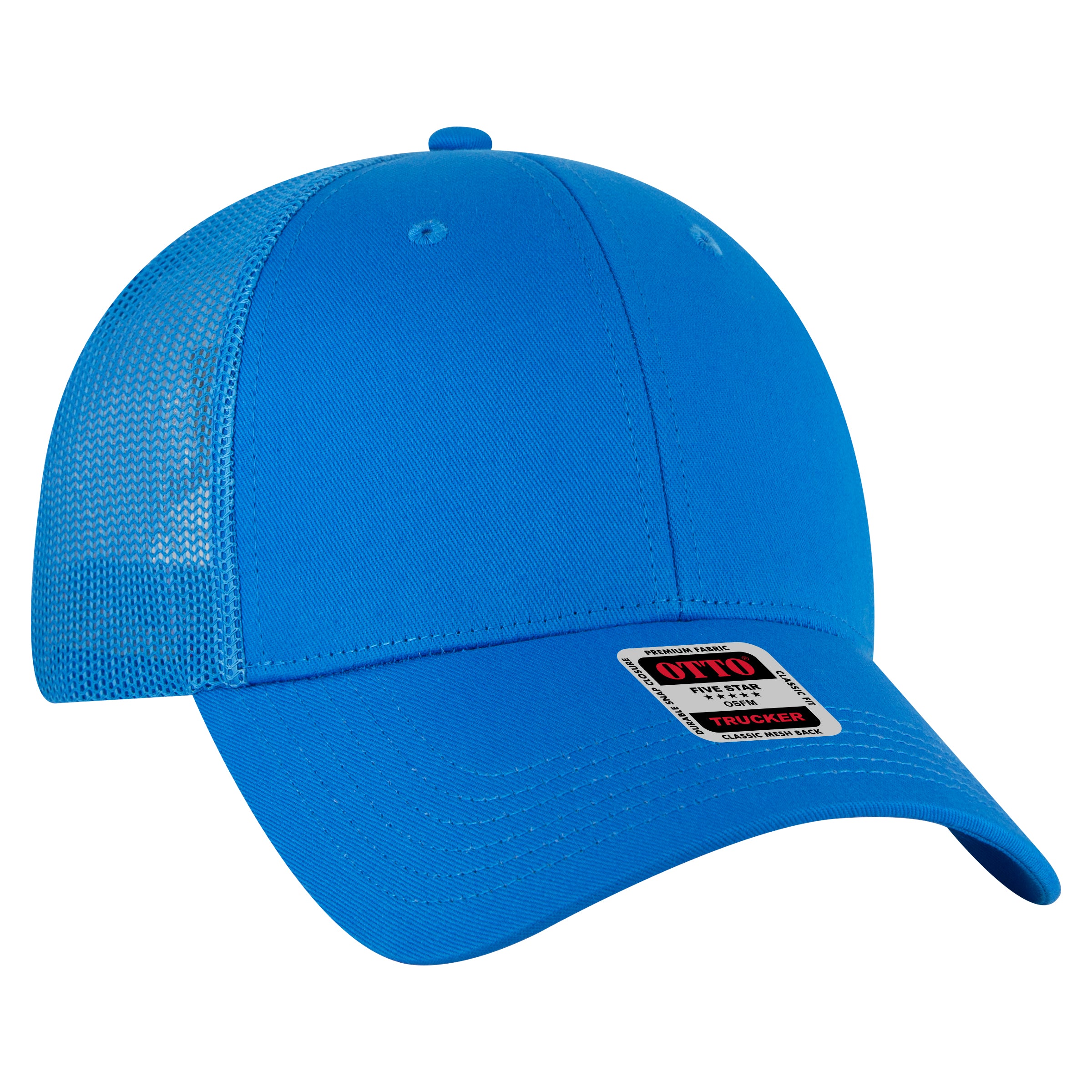 83-473 OTTO CAP 6 Panel Low Profile Mesh Back Trucker Hat