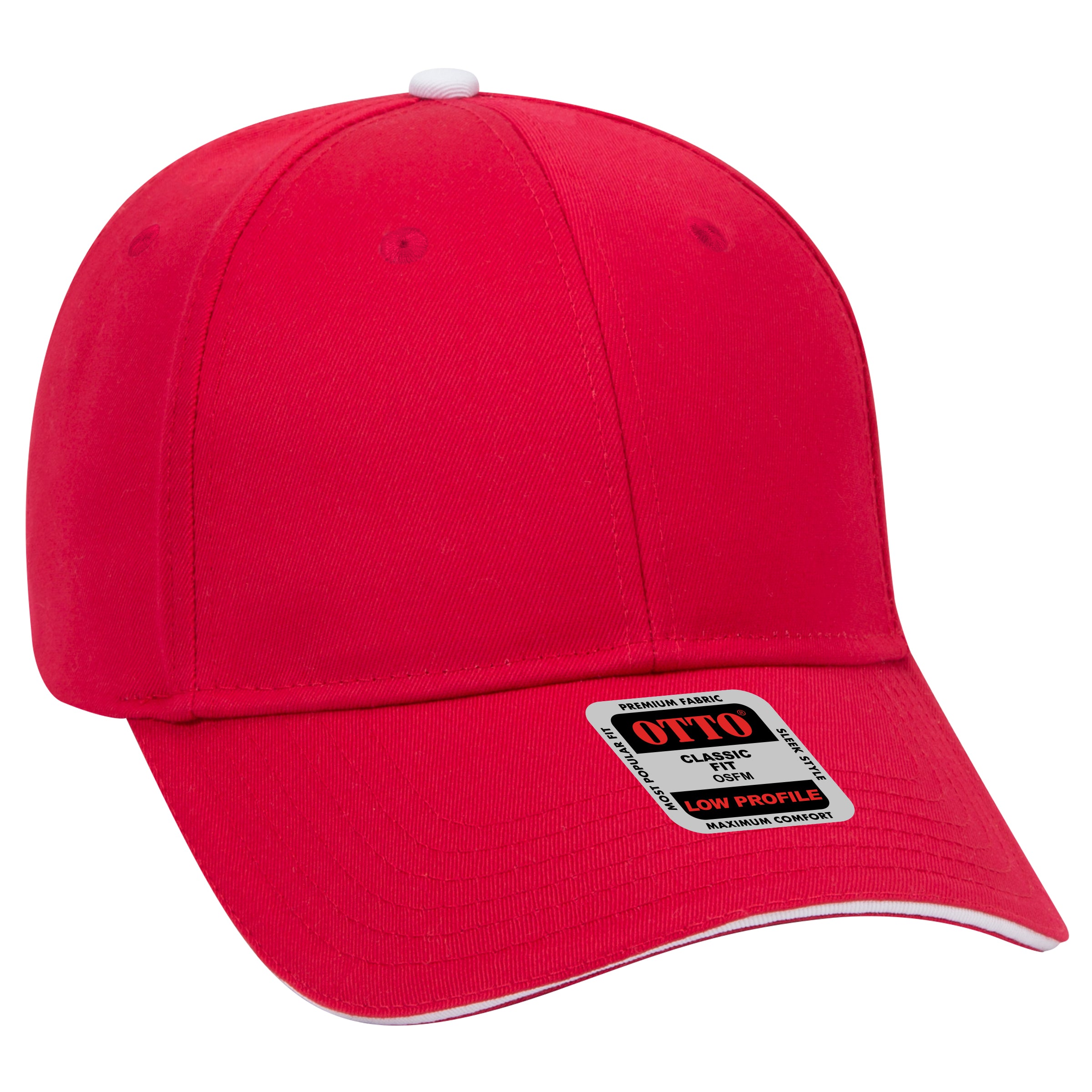 23-434 OTTO CAP 6 Panel Low Profile Baseball Cap