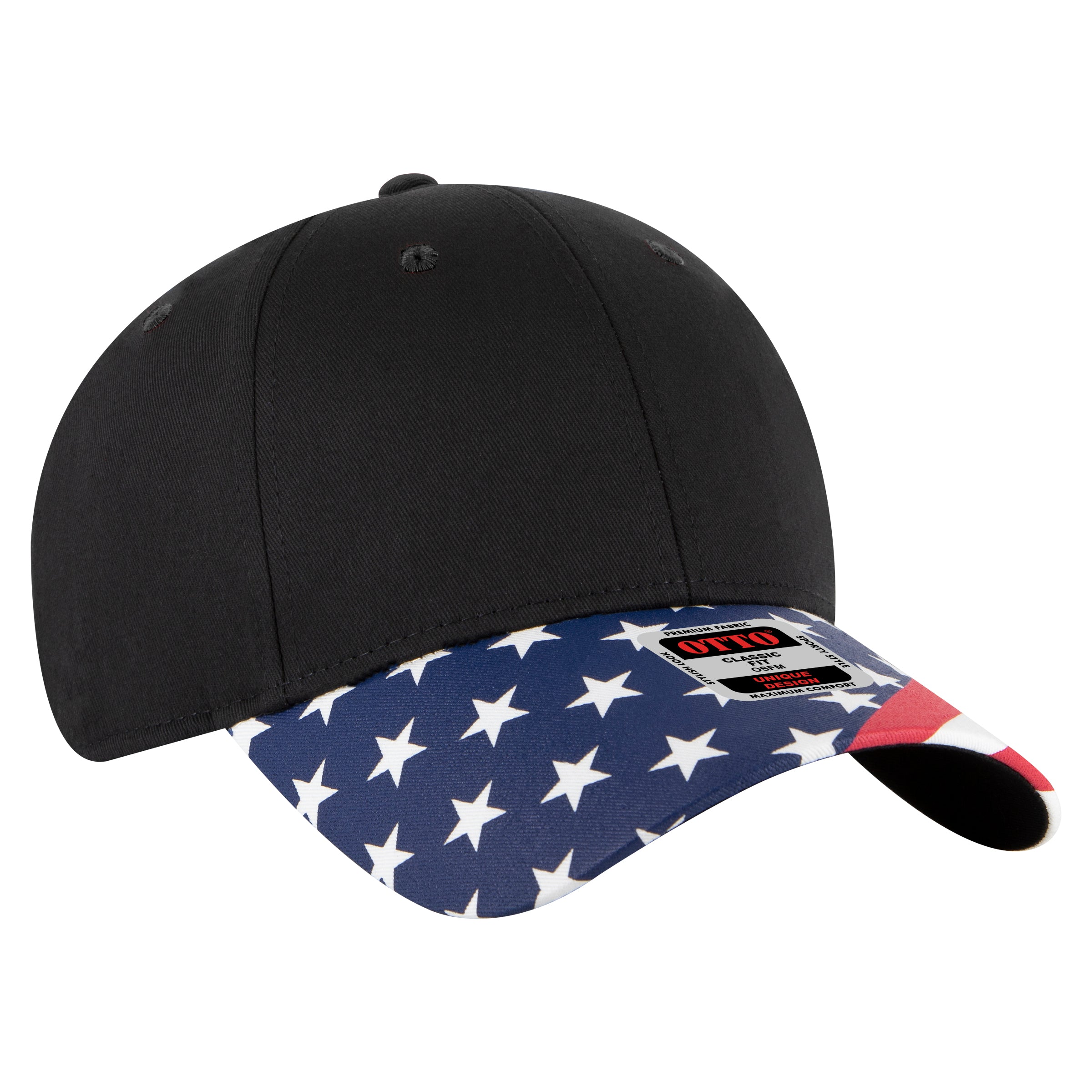 80-1327 OTTO CAP 6 Panel Low Profile Style Baseball Cap