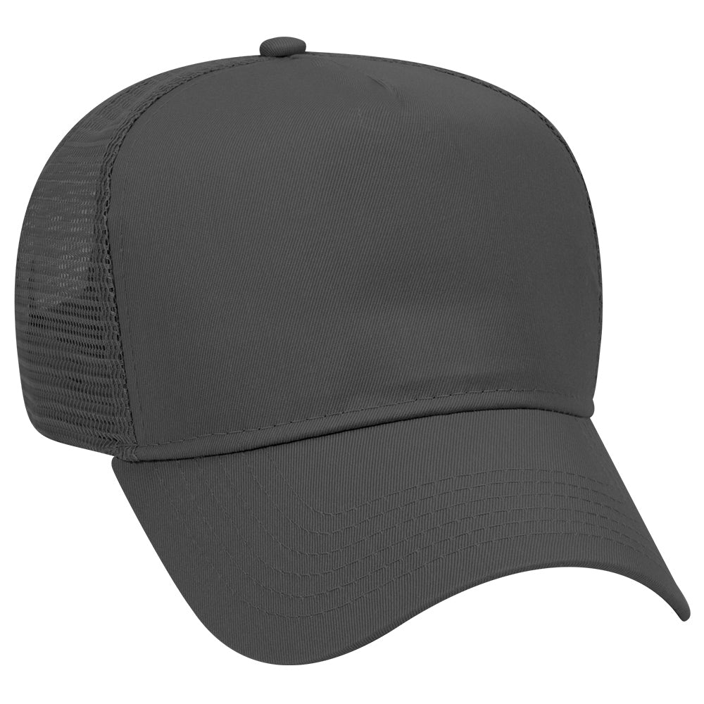32-285 OTTO CAP 5 Panel Mid Profile Mesh Back Trucker Hat