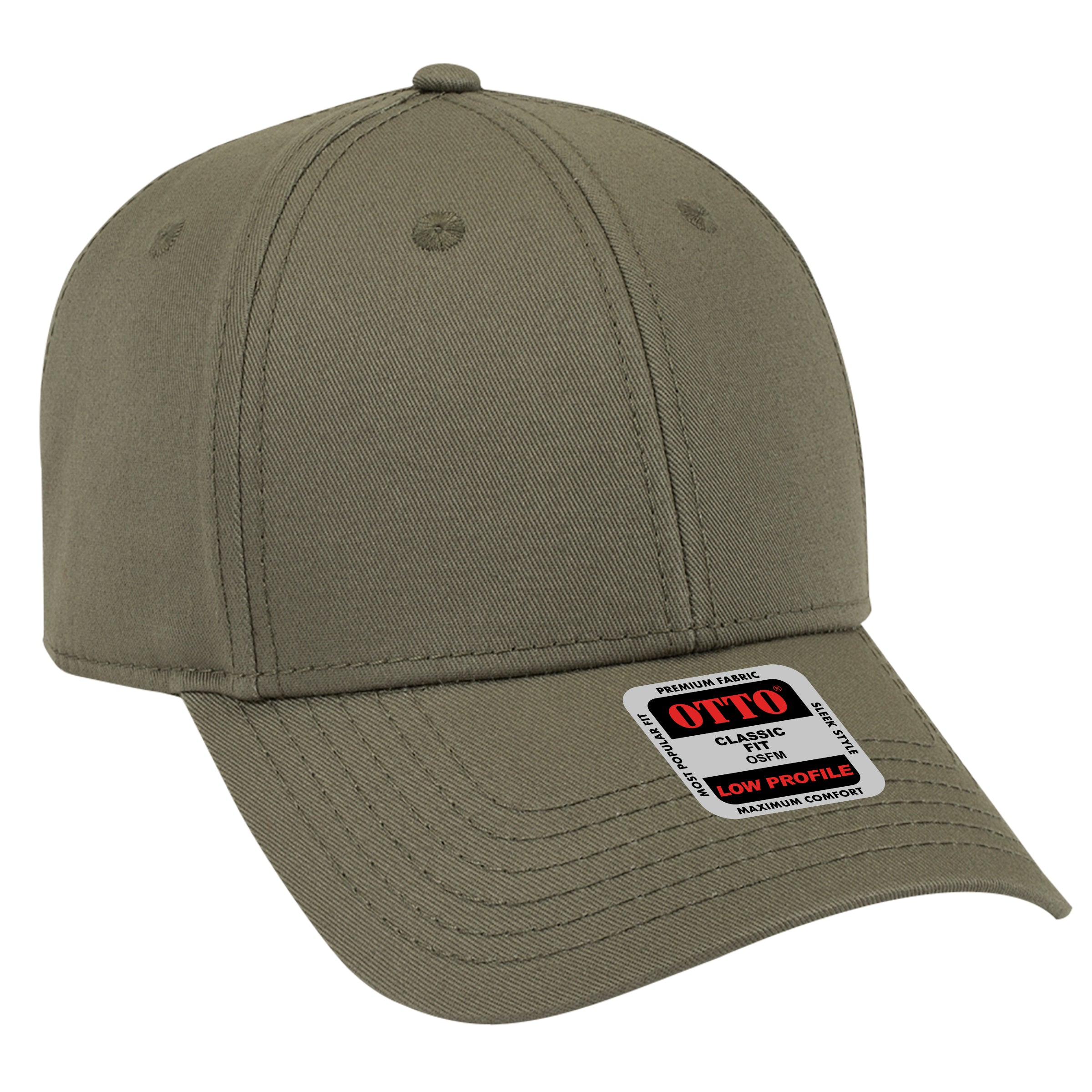 19-1203 OTTO CAP 6 Panel Low Profile Baseball Cap