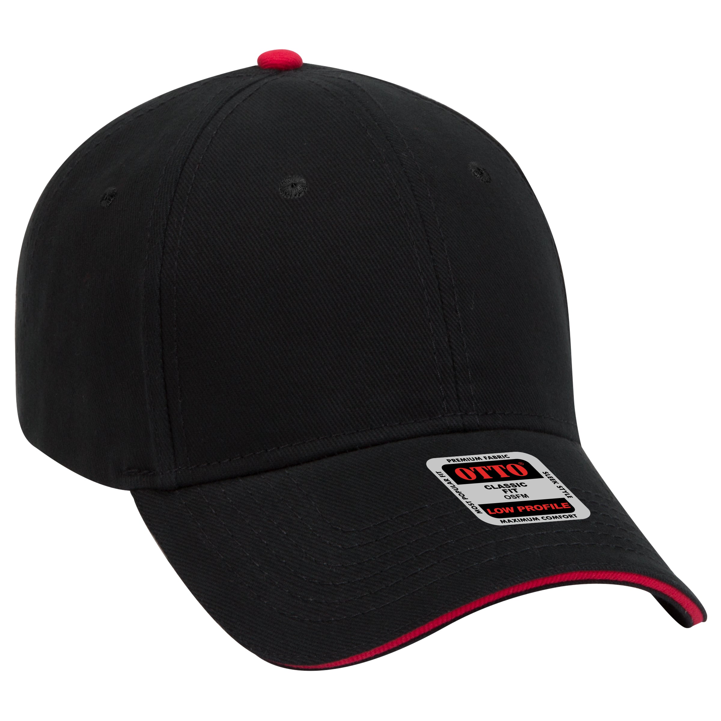 23-255 OTTO CAP 6 Panel Low Profile Baseball Cap