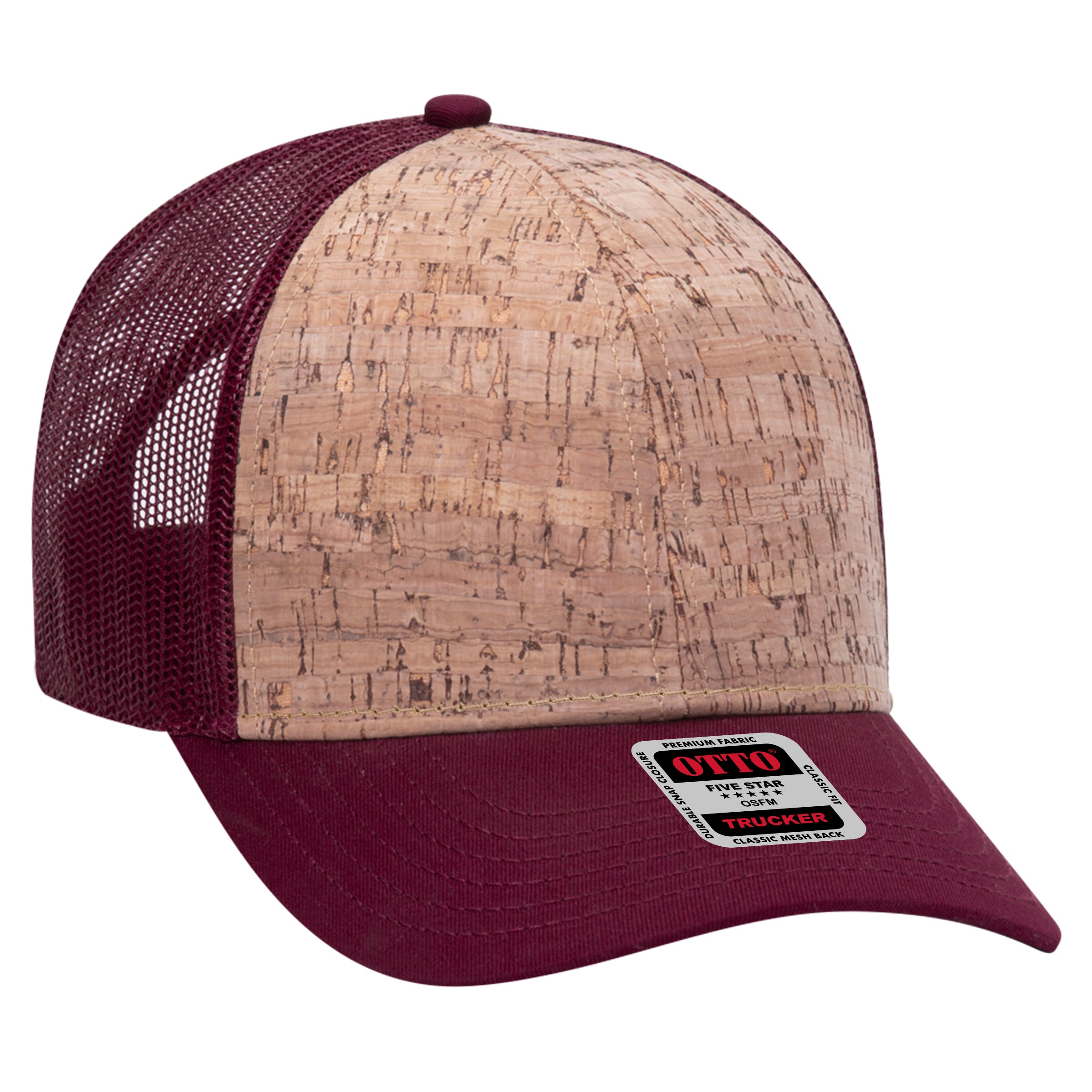 83-1212 OTTO CAP 6 Panel Low Profile Mesh Back Trucker Hat