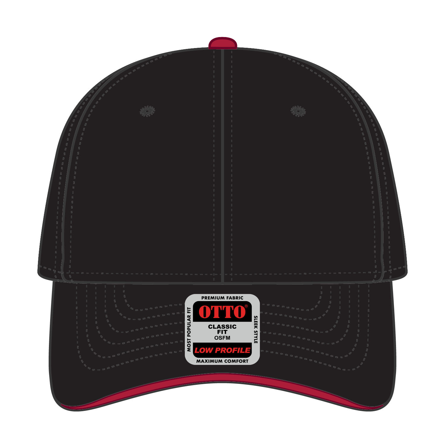 22-688 OTTO CAP 6 Panel Low Profile Baseball Cap