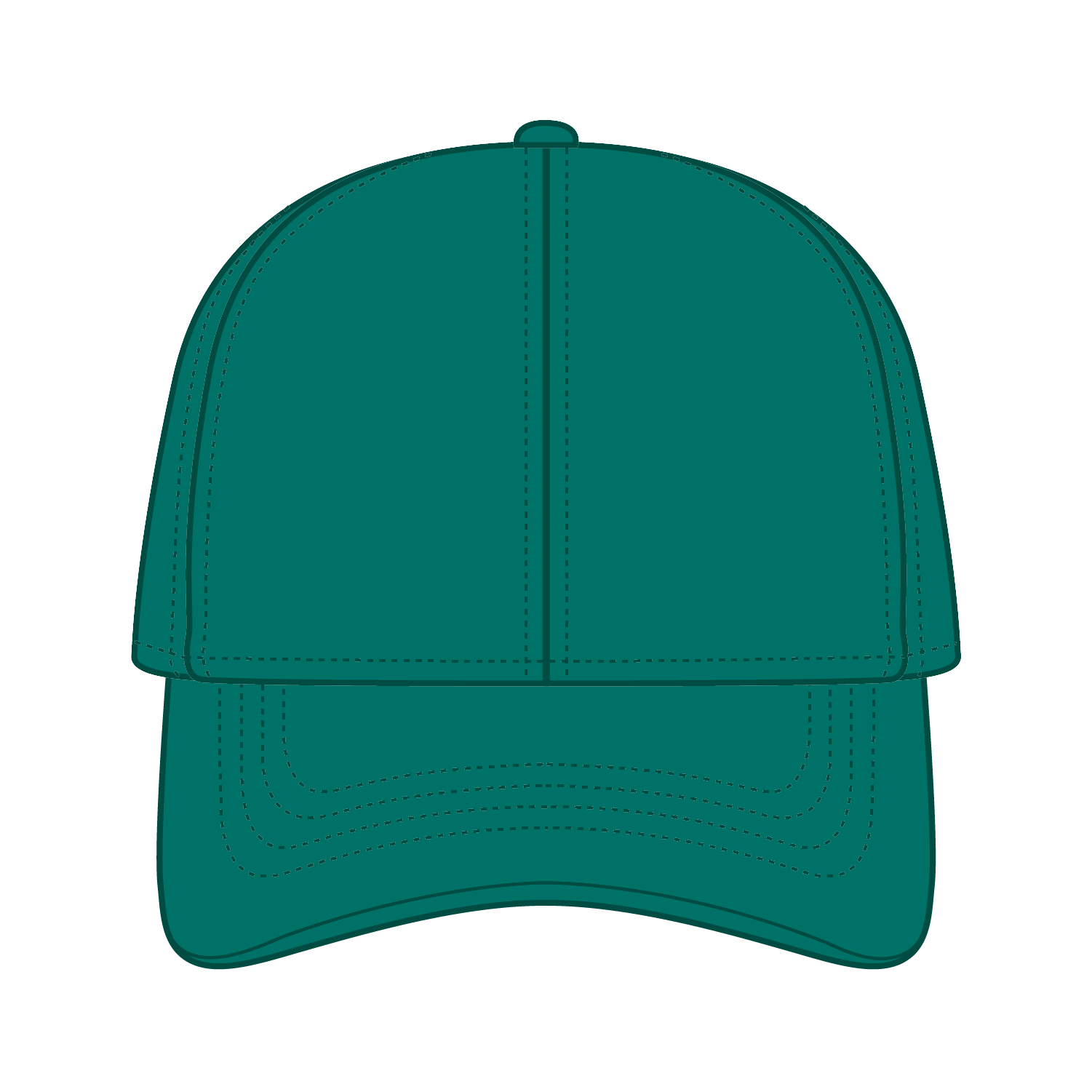 69-291 OTTO CAP 4 Panel Ponytail Cap