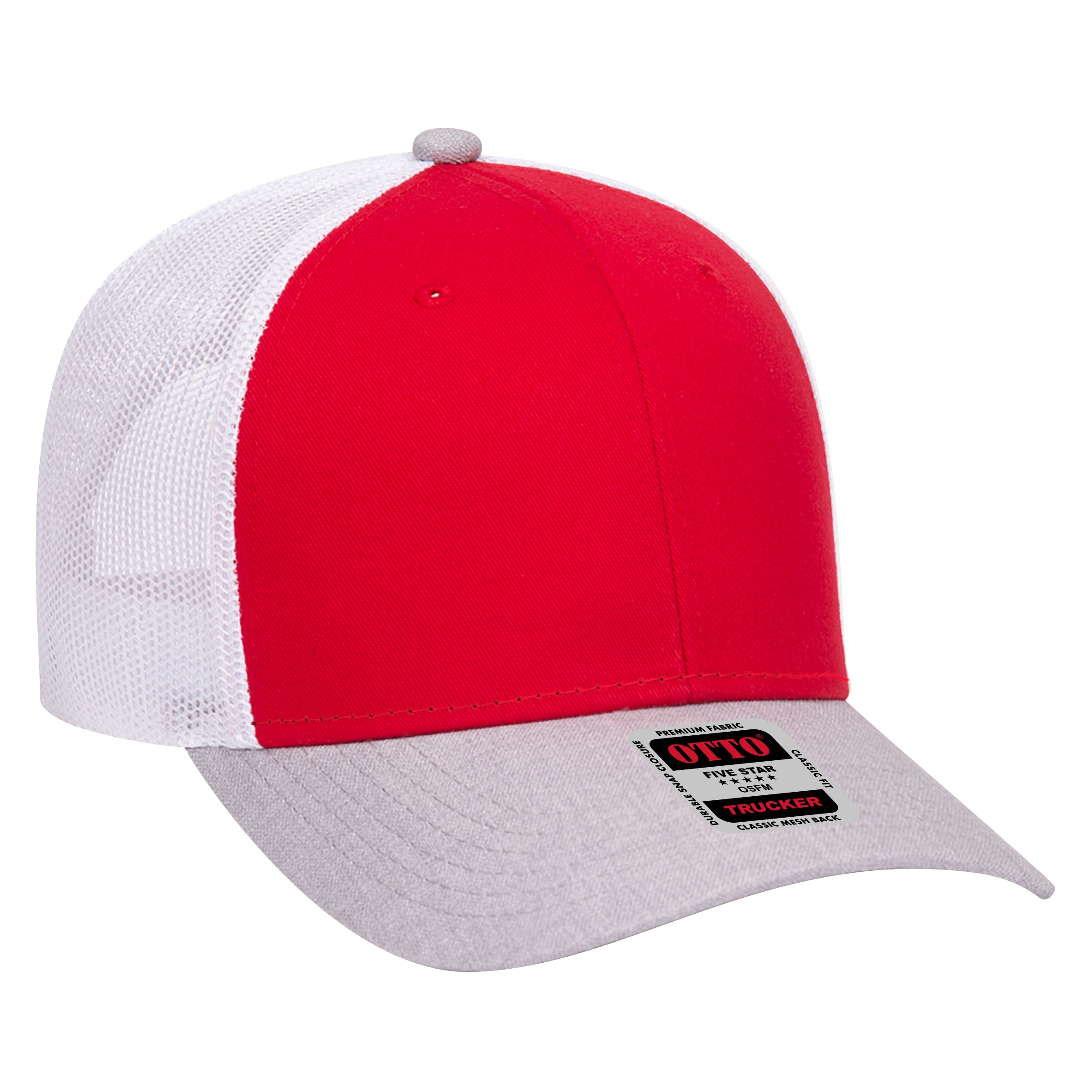 83-1239 OTTO CAP 6 Panel Low Profile Mesh Back Trucker Hat