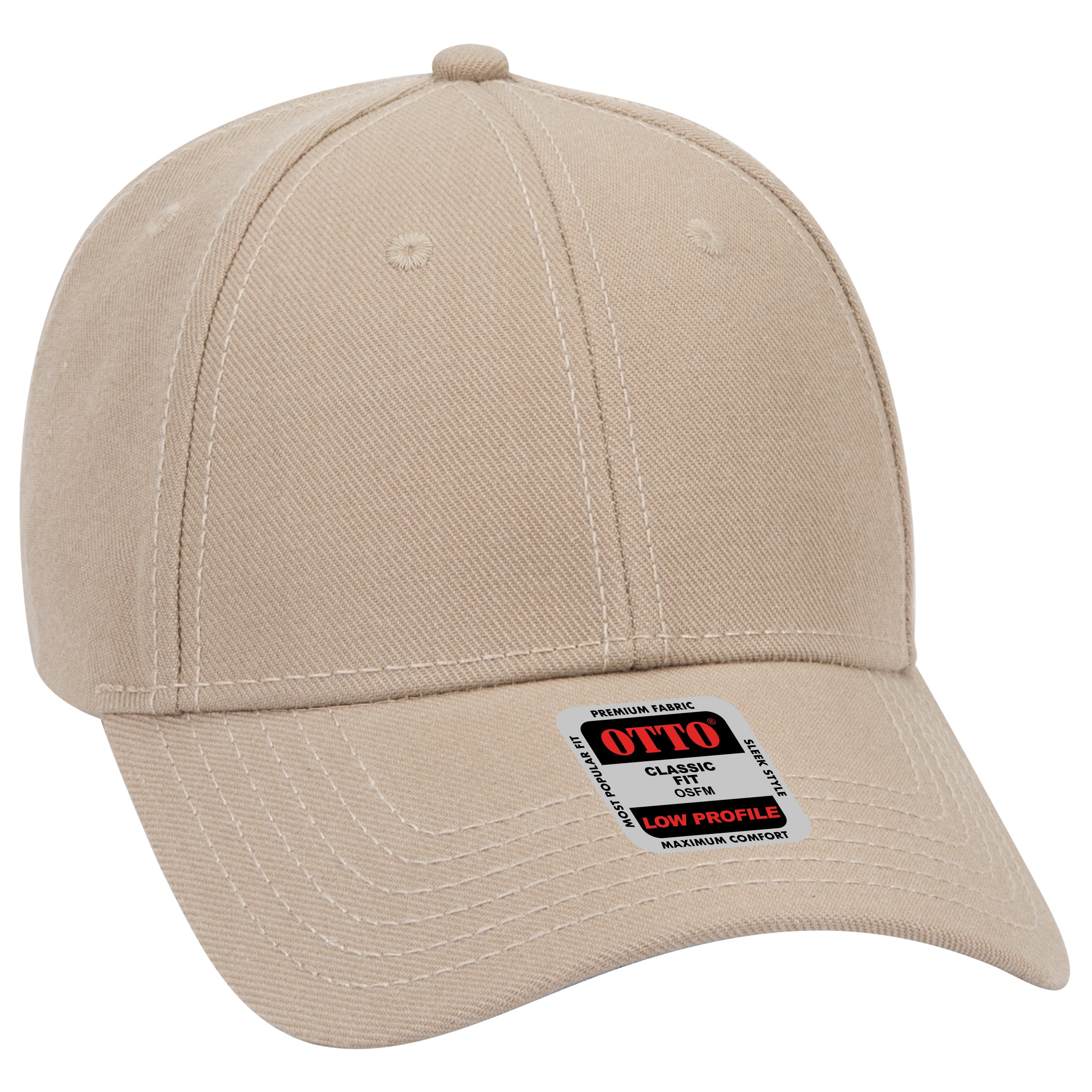 19-304 OTTO CAP 6 Panel Low Profile Baseball Cap