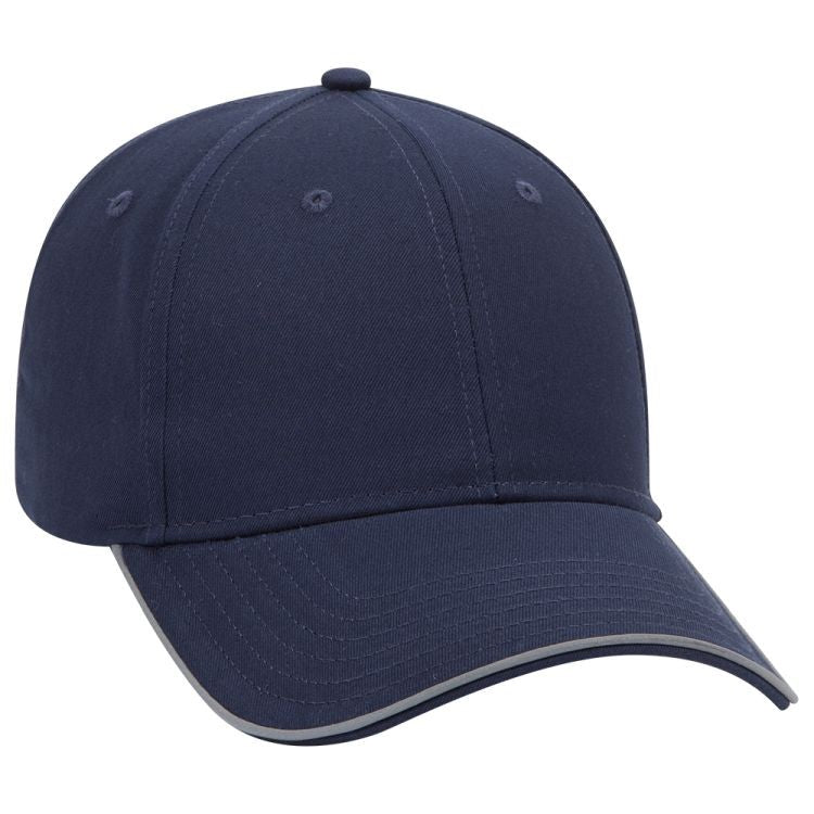 19-1261 OTTO CAP Reflective 6 Panel Low Profile Baseball Cap