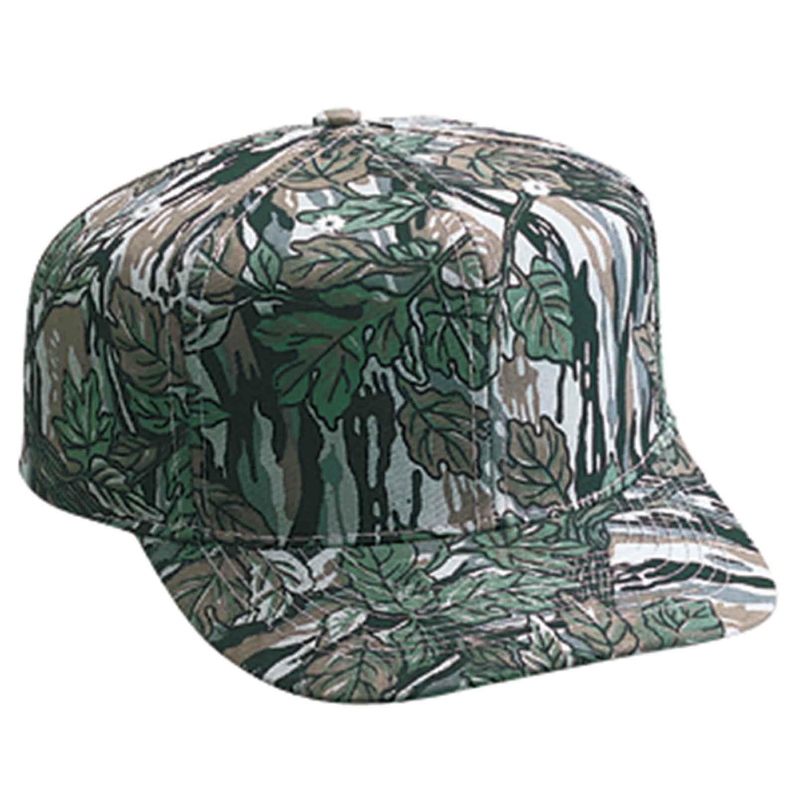 44-051 OTTO CAP Camouflage 6 Panel Mid Profile Baseball Cap