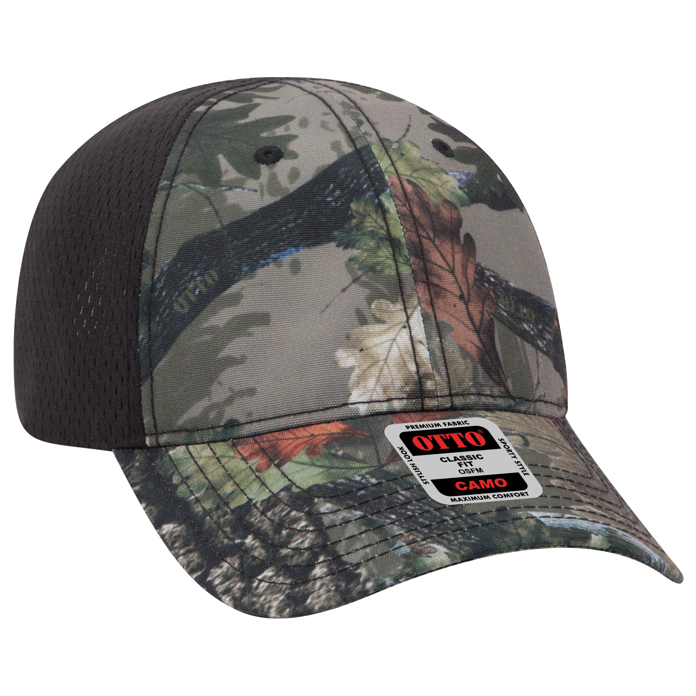 103-1243 OTTO CAP Camouflage 6 Panel Low Profile Baseball Cap