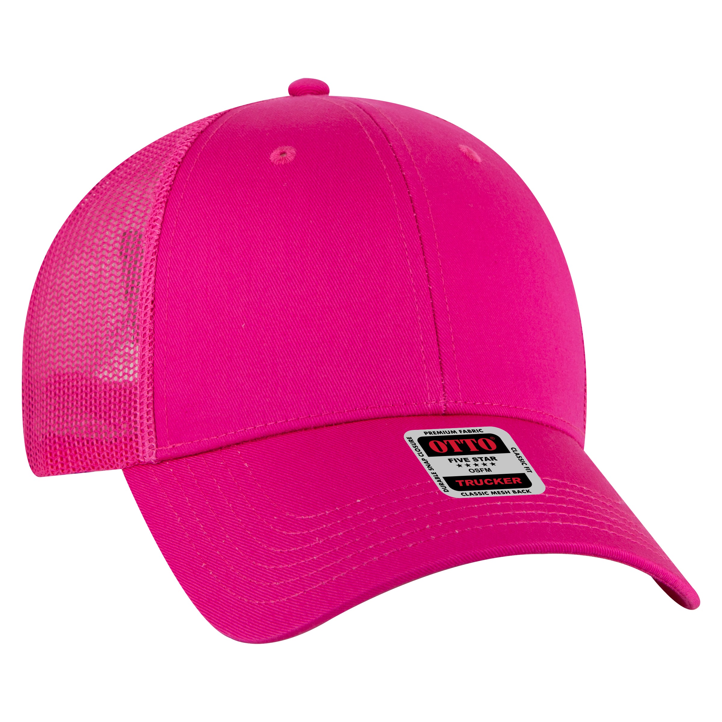 83-473 OTTO CAP 6 Panel Low Profile Mesh Back Trucker Hat