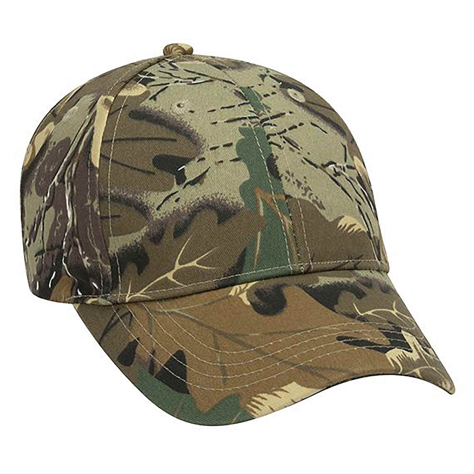 108-757 OTTO CAP Camouflage Youth 6 Panel Low Profile Baseball Cap