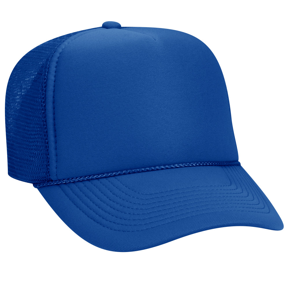 32-467 OTTO CAP 5 Panel Mid Profile Mesh Back Trucker Hat
