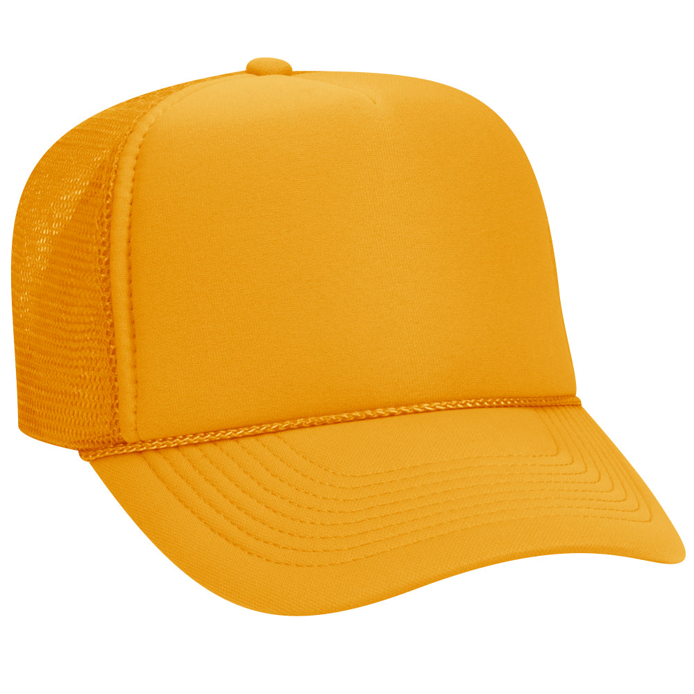 32-467 OTTO CAP 5 Panel Mid Profile Mesh Back Trucker Hat