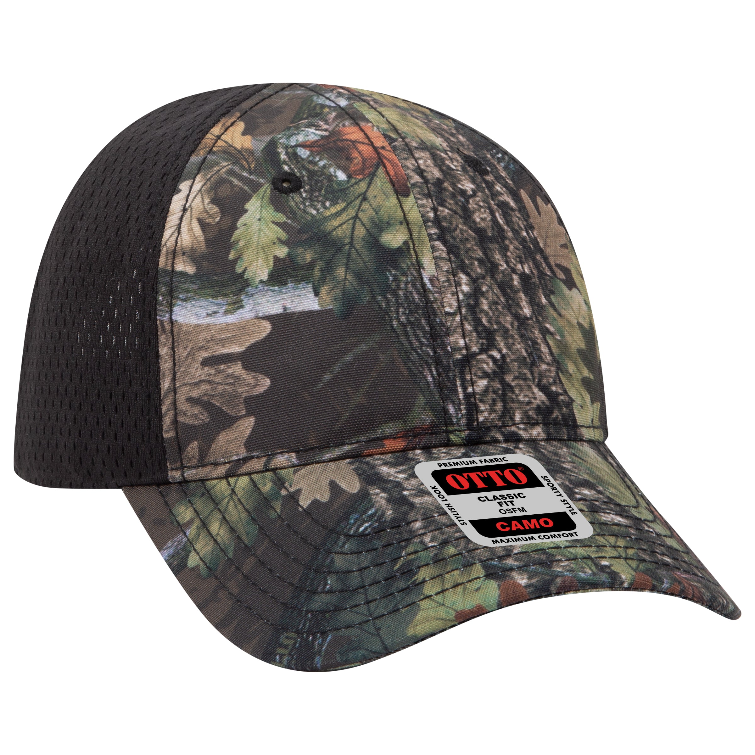 103-1243 OTTO CAP Camouflage 6 Panel Low Profile Baseball Cap