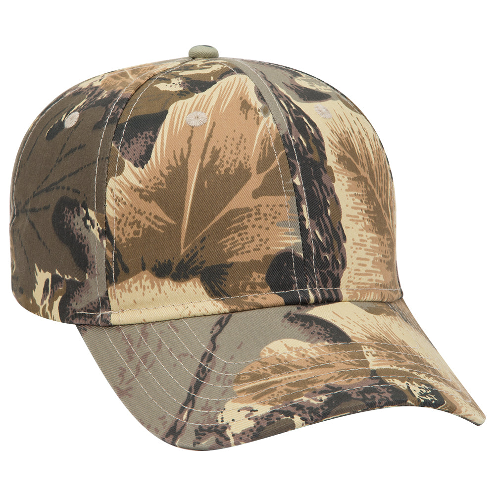 78-353 OTTO CAP Camouflage 6 Panel Low Profile Baseball Cap