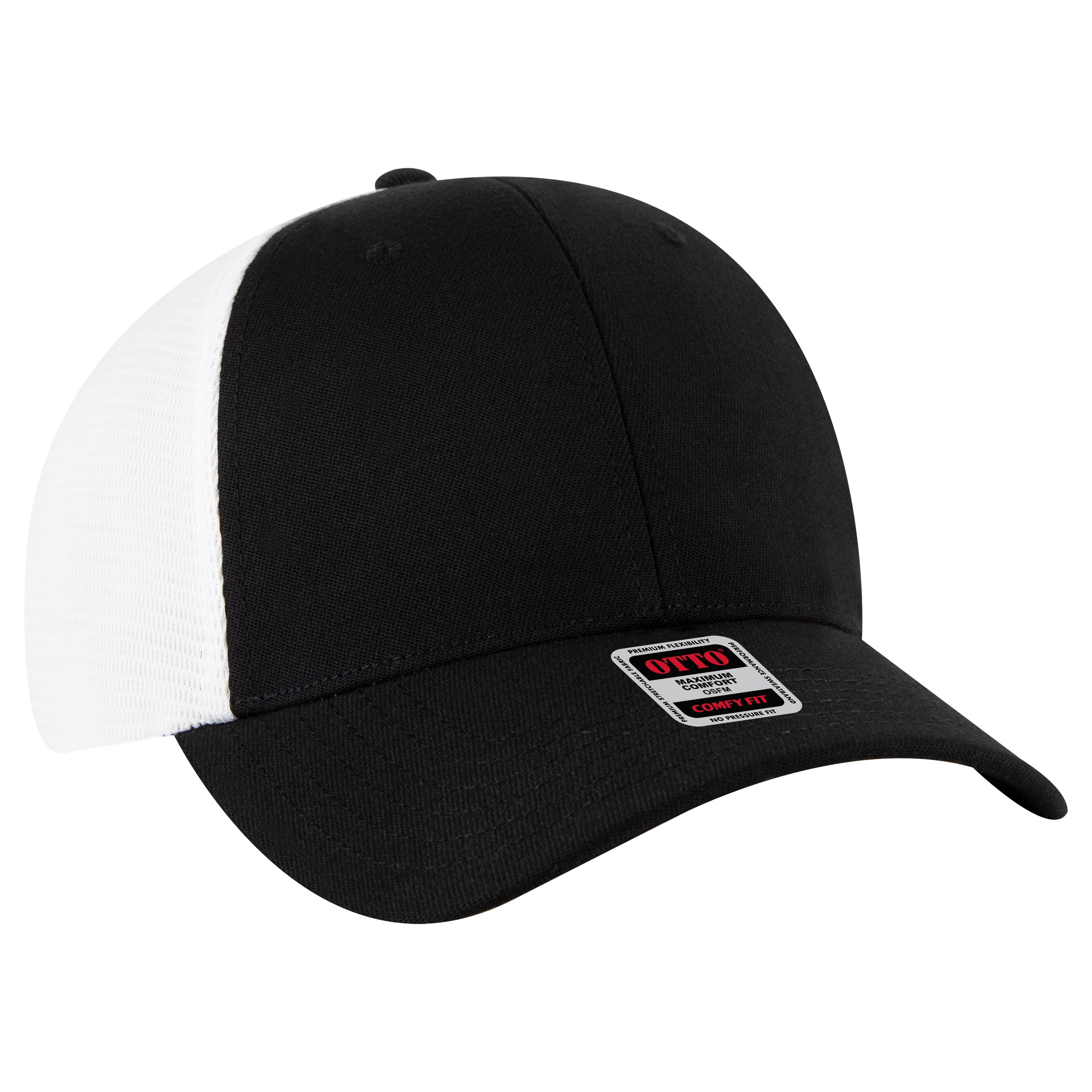 135-1 OTTO CAP "OTTO FLEX" 6 Panel Low Profile Mesh Back Trucker Hat