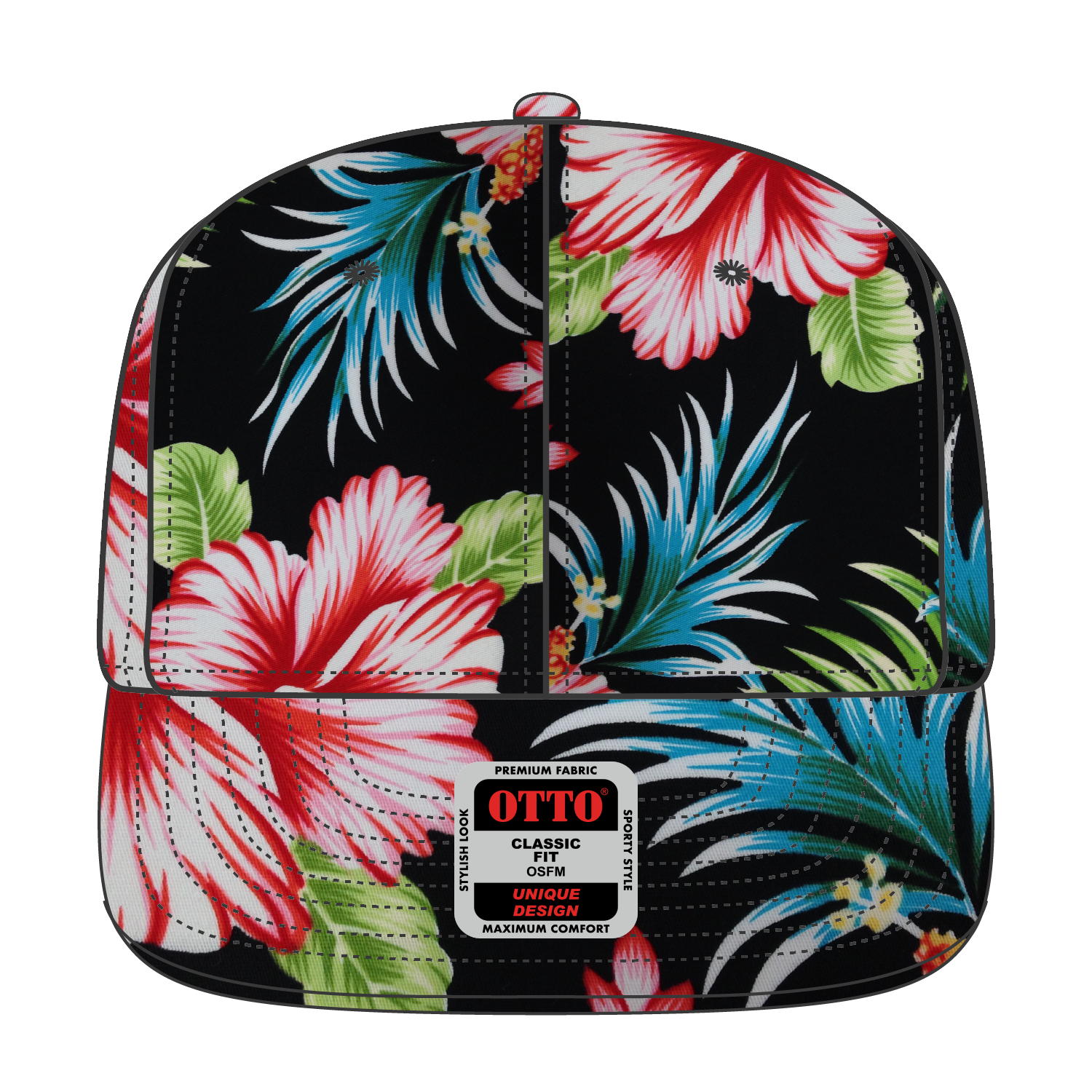 125-1146 OTTO CAP "OTTO SNAP" 6 Panel Mid Profile Snapback Hat