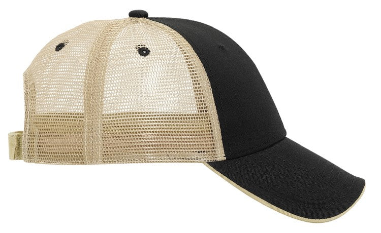 122-945 OTTO CAP 6 Panel Low Profile Mesh Back Trucker Hat