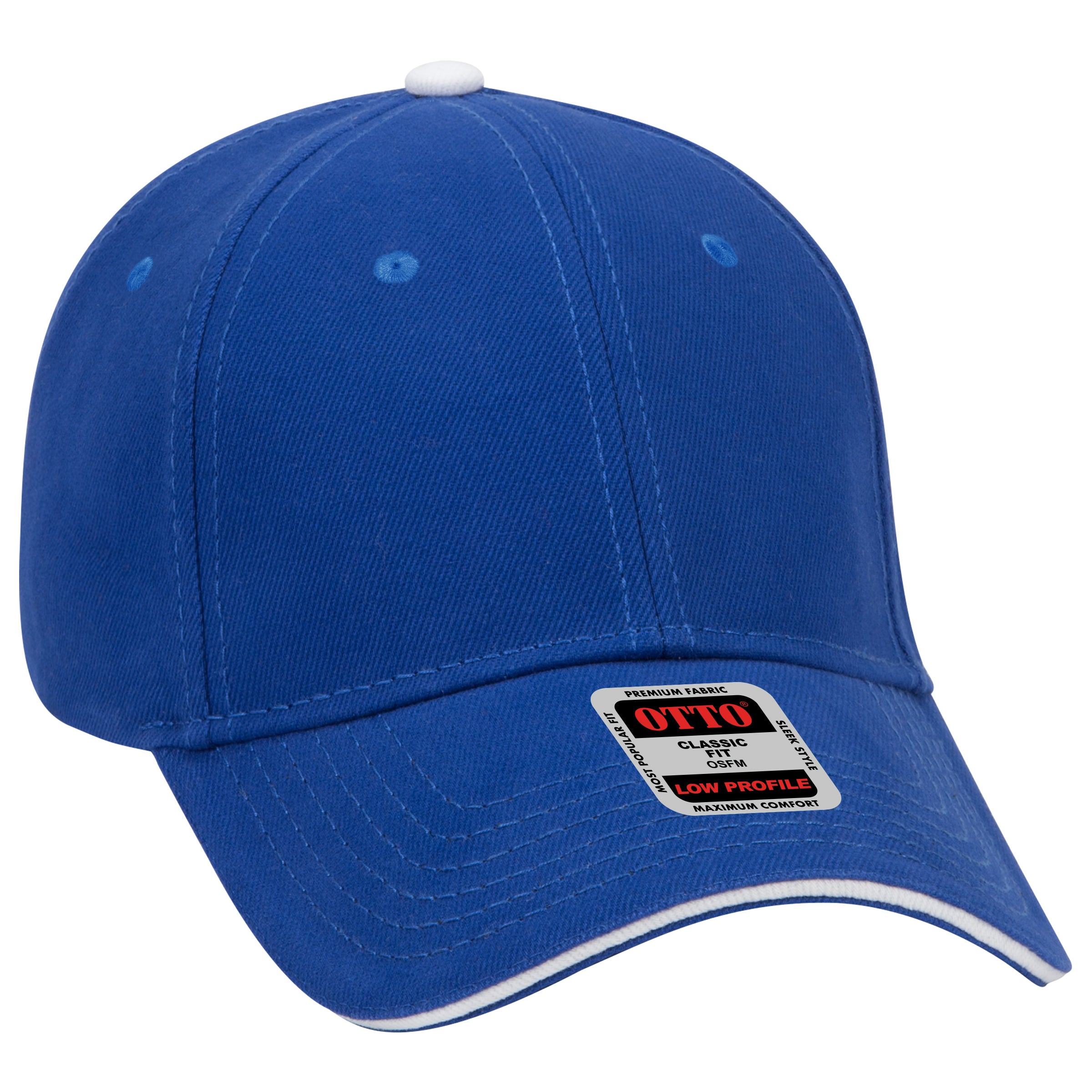23-255 OTTO CAP 6 Panel Low Profile Baseball Cap