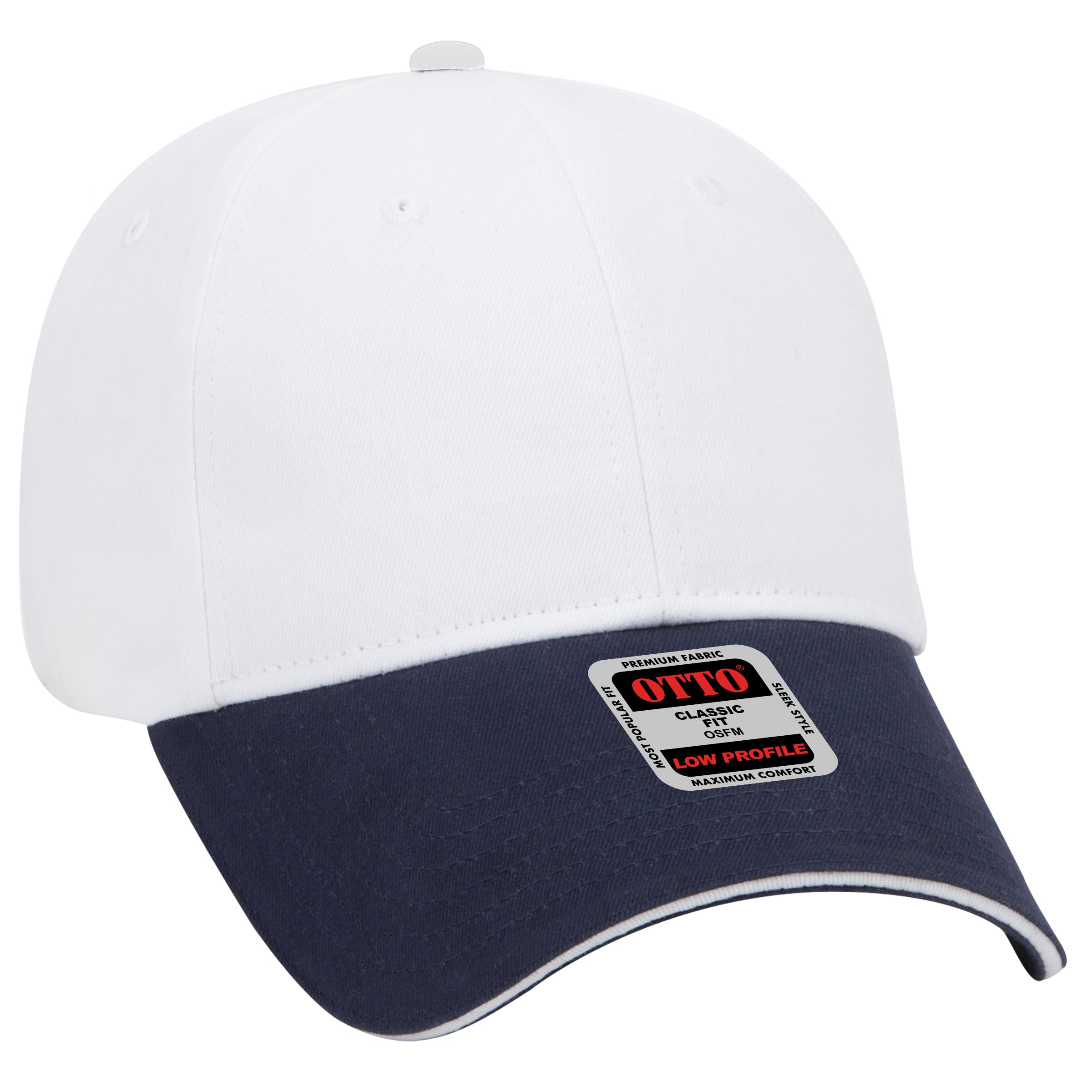 23-430 OTTO CAP 6 Panel Low Profile Baseball Cap