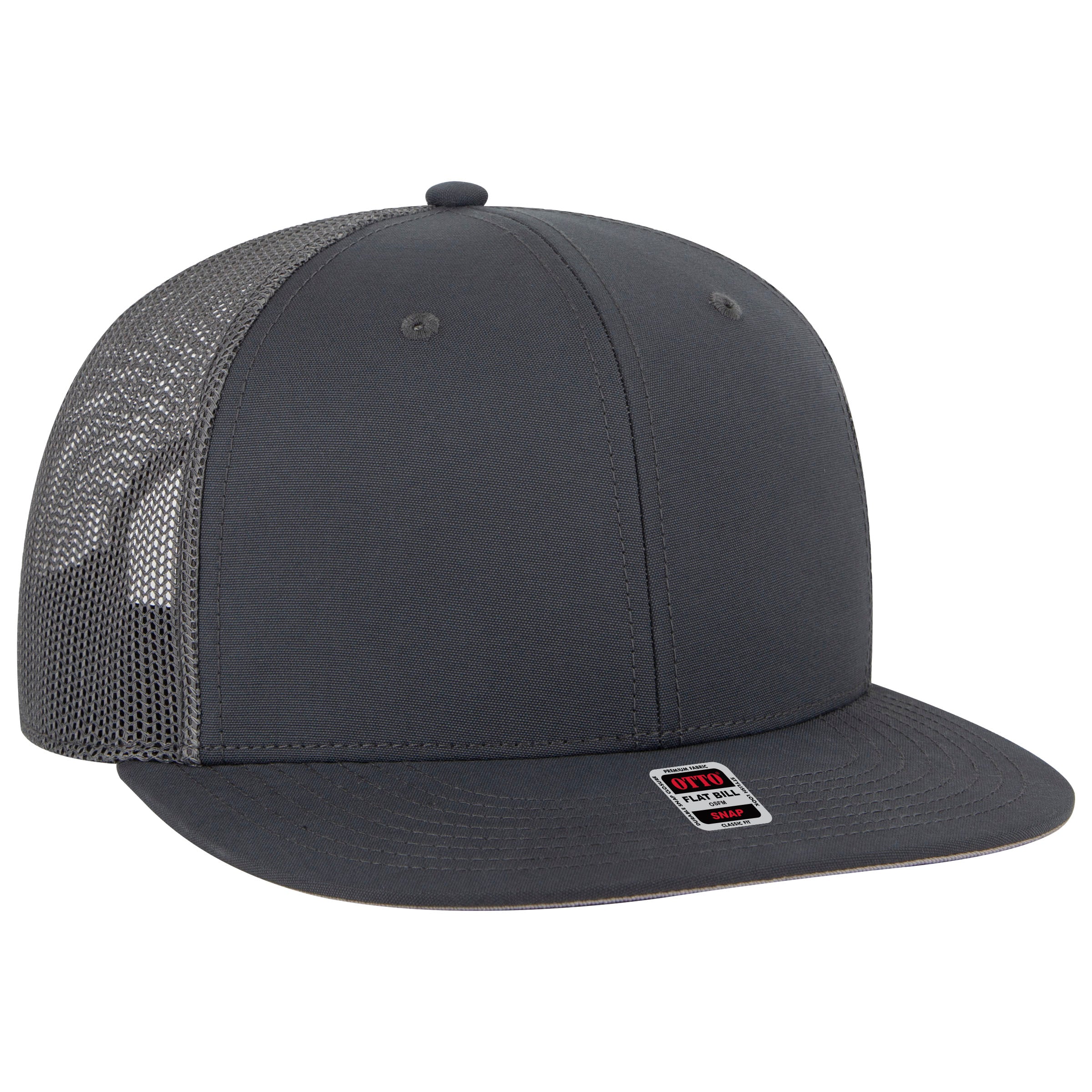 141-1070 OTTO CAP "OTTO SNAP" 6 Panel Pro Style Mesh Back Trucker Snapback Hat