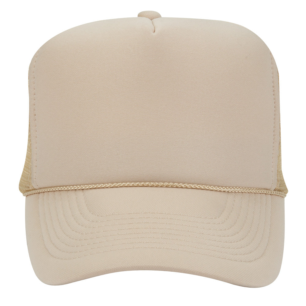 39-165 OTTO CAP 5 Panel High Crown Mesh Back Trucker Hat