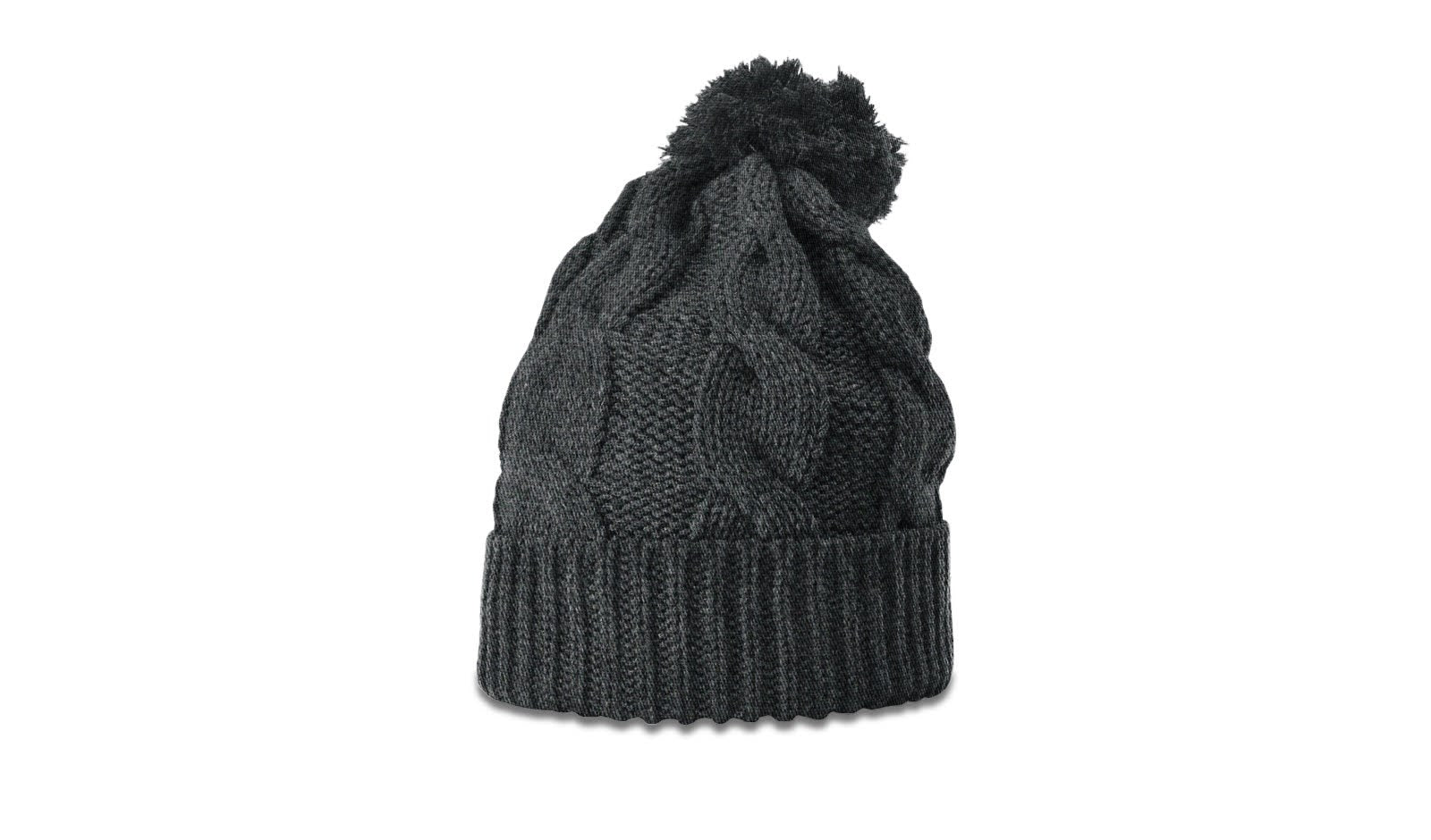 Richardson 141 Chunk Twist Knit Beanie with Cuff &amp; Pom