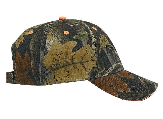 71-841 OTTO CAP Camouflage 6 Panel Low Profile Baseball Cap