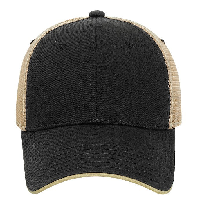 122-945 OTTO CAP 6 Panel Low Profile Mesh Back Trucker Hat