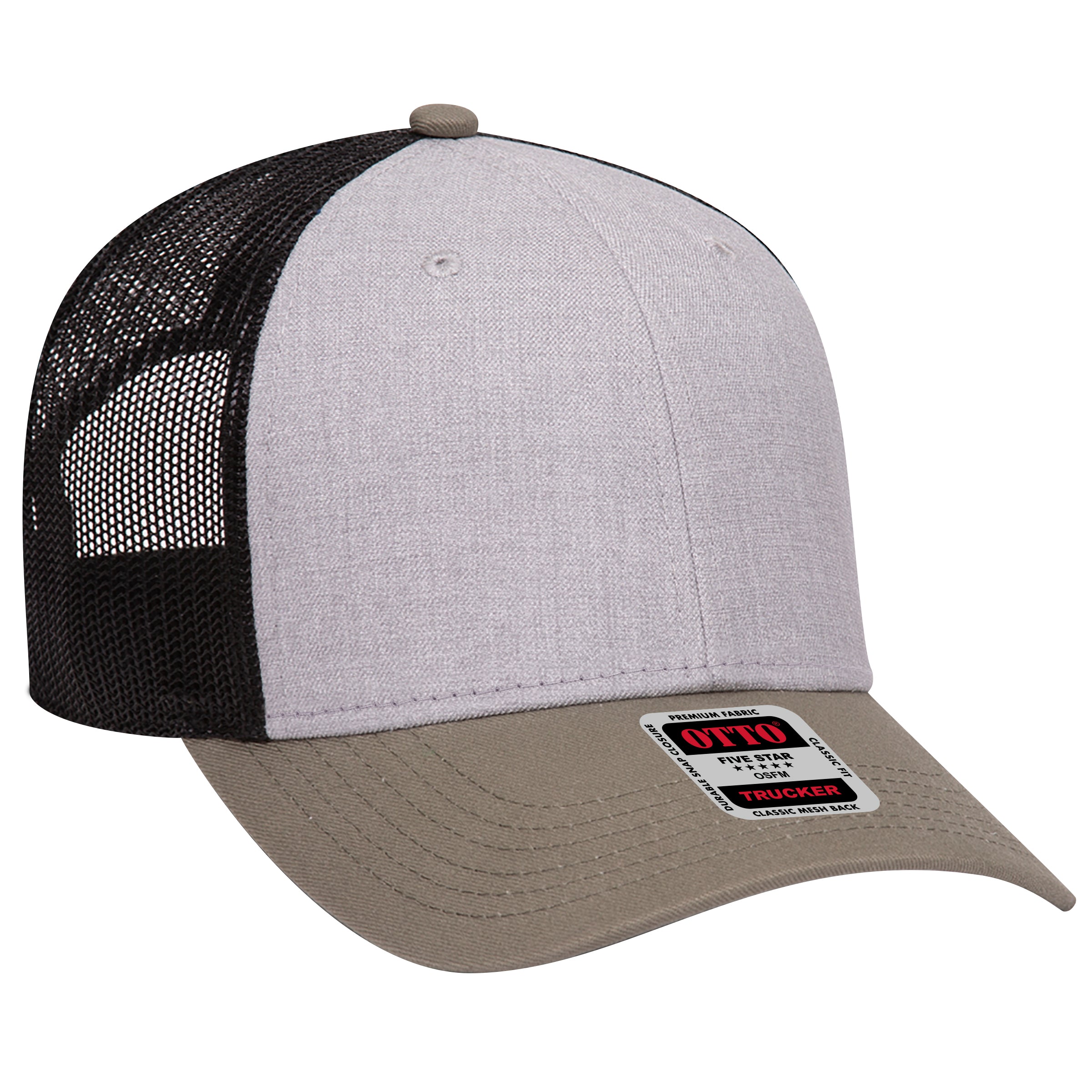 83-1239 OTTO CAP 6 Panel Low Profile Mesh Back Trucker Hat
