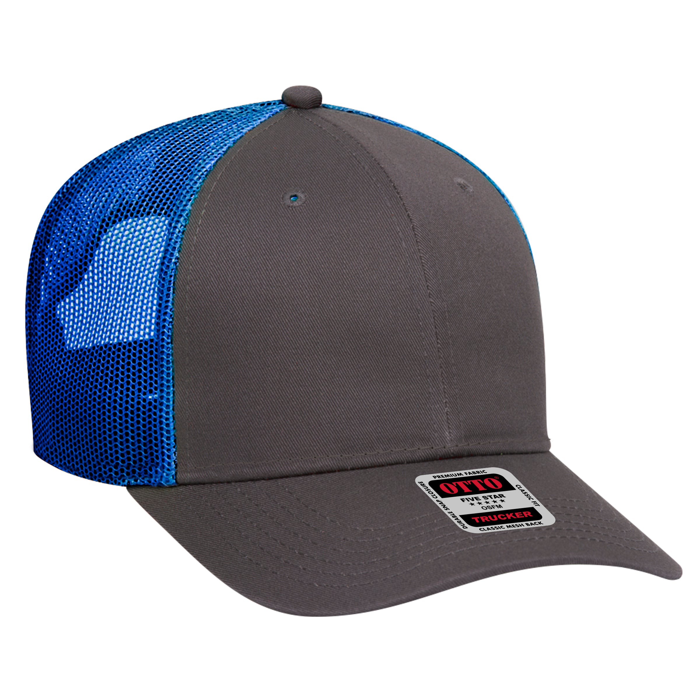 83-473 OTTO CAP 6 Panel Low Profile Mesh Back Trucker Hat