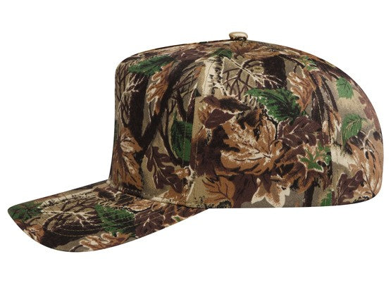 46-047 OTTO CAP Camouflage 5 Panel Mid Profile Baseball Cap