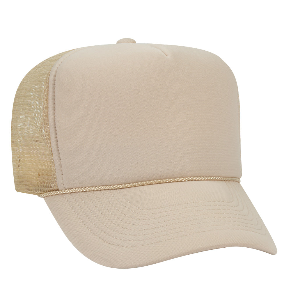 39-165 OTTO CAP 5 Panel High Crown Mesh Back Trucker Hat
