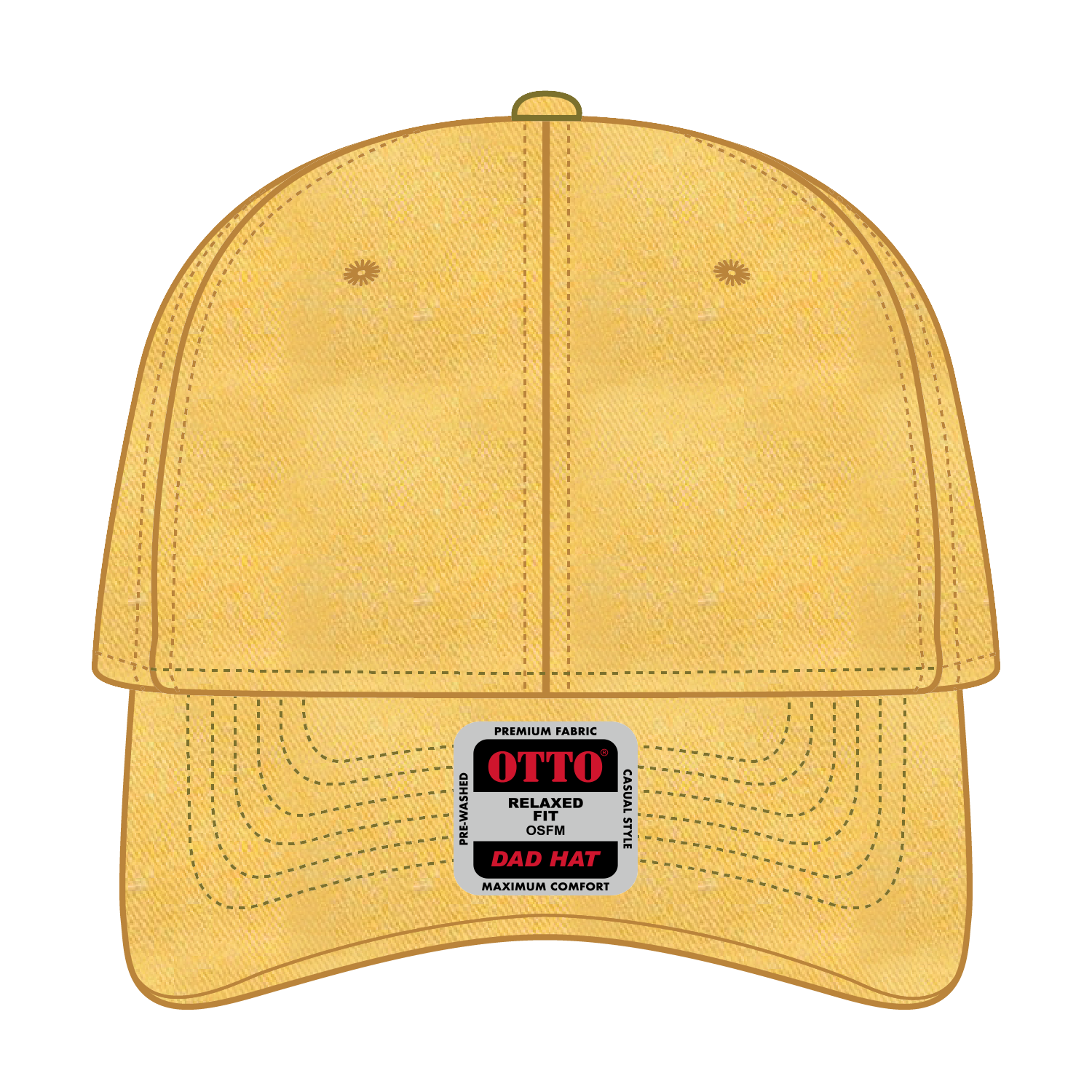 18-202 OTTO CAP 6 Panel Low Profile Dad Hat