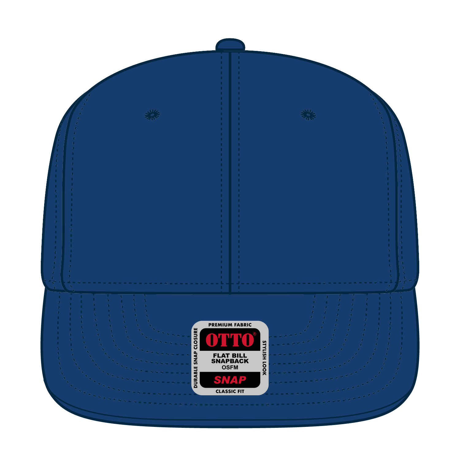 125-978 OTTO CAP "OTTO SNAP" 6 Panel Pro Style Snapback Hat